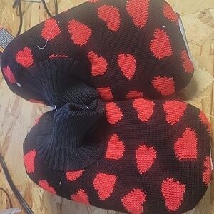 Tipsy Elves NWT Hearts On Fire‎ Gripper Slipper Women's Size SMALL & XS